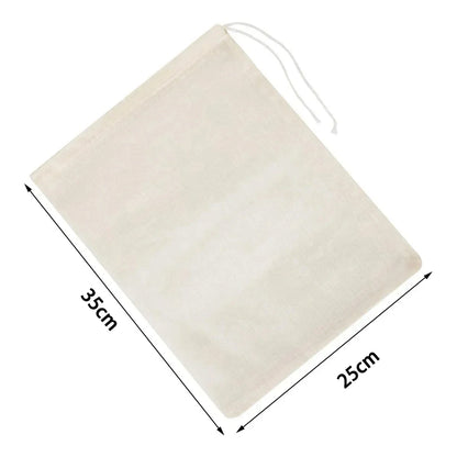 5Pcs Reusable Nut Milk Bag Set - Unbleached Nylon Cheesecloth Strainers, Fine Mesh Food Filter for Cheese, Yogurt, and Kitchen Use