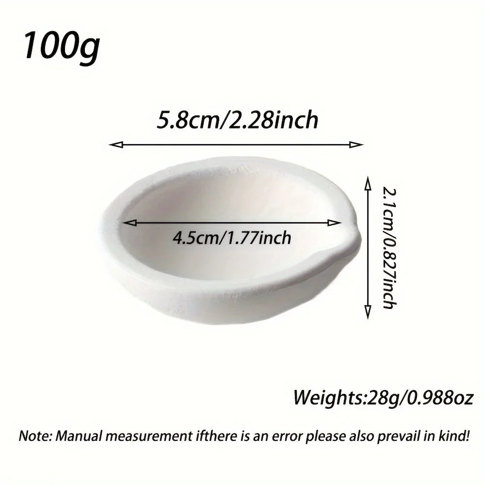 High-Temp Quartz Crucible & Melting Bowl Set – Jewelry Casting & Metal Refining Tools for Gold & Silver