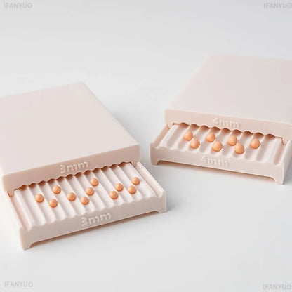 2-4mm Ceramic Ball Mould - Soft Clay Jewelry & Earring DIY Craft Molding Tool