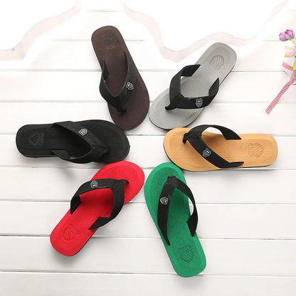 Men's Summer Sandals – High-Quality Anti-Slip Flip Flops, Casual Beach Shoes, Zapatos Hombre Slippers