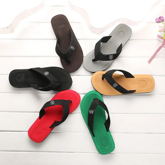 Men's Summer Sandals – High-Quality Anti-Slip Flip Flops, Casual Beach Shoes, Zapatos Hombre Slippers