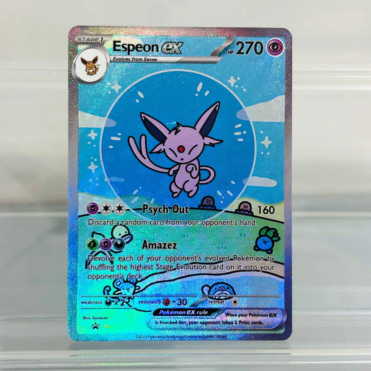 BUBBLE Series 14-Piece EX Card Set - Eeveelutions Gengar Dragonite Victini Holographic Anime Collection