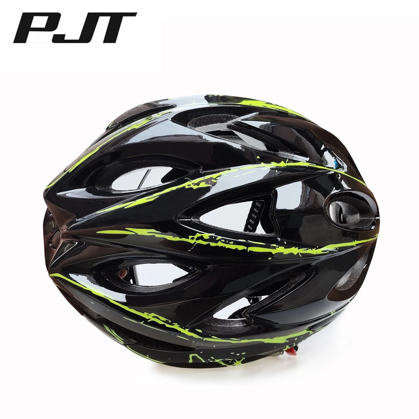 PJT 4-in-1 Lightweight Cycling Helmet - 18 Breathable Holes, Detachable Sun Visor & Goggles for Adults, Road & MTB Bike Helmet