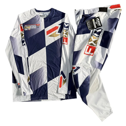 NEW FXR Off-Road Motorcycle Clothing Set – MX Jersey & Pants Combo for Dirt Bike Racing & Motocross