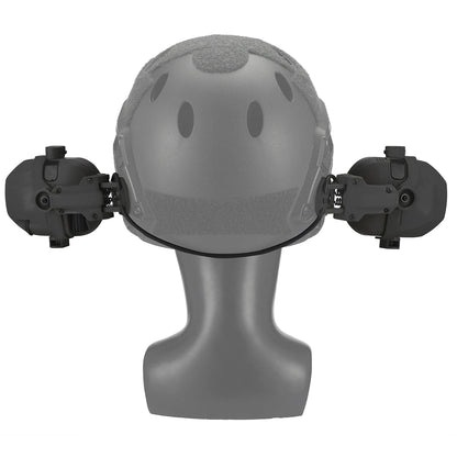 Active Helmet Mounted Earmuffs – Electronic Hearing Protection, Noise Reduction Headphones for Shooting & Hunting