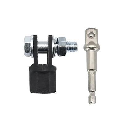 Scissor Jack Adapter — 1/2 Inch Chrome Vanadium Steel Wrench Tool for Automotive Jack & Impact Drill Sockets