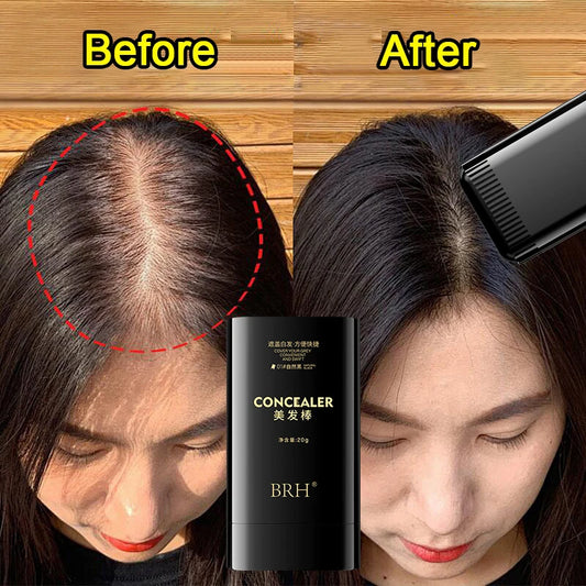 3-Color Hair Dye Stick – Disposable Gray Hair Covering for Roots, No Color Loss