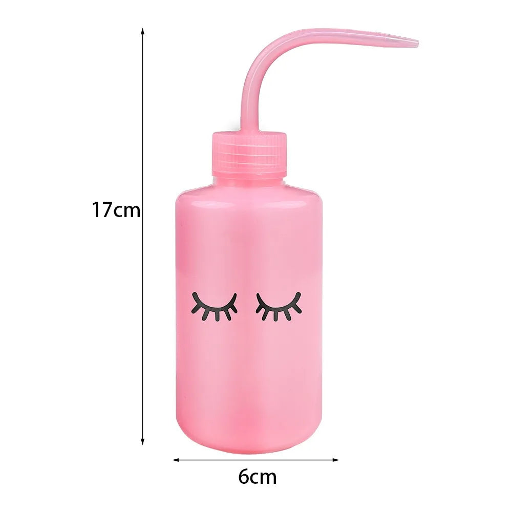 250ml Eyelash Cleaning Squeeze Bottle – No-Spill Wash Water Dropper for Eyelash Extensions, Tattoo Cleaning & Precision Liquid Dispensing Bottle