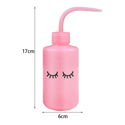 250ml Eyelash Cleaning Squeeze Bottle – No-Spill Wash Water Dropper for Eyelash Extensions, Tattoo Cleaning & Precision Liquid Dispensing Bottle