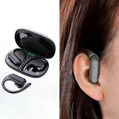 A520 Bluetooth Headset - V5.3 Wireless Sports Earbuds with Microphone, Anti-Sweat Stereo Earphones