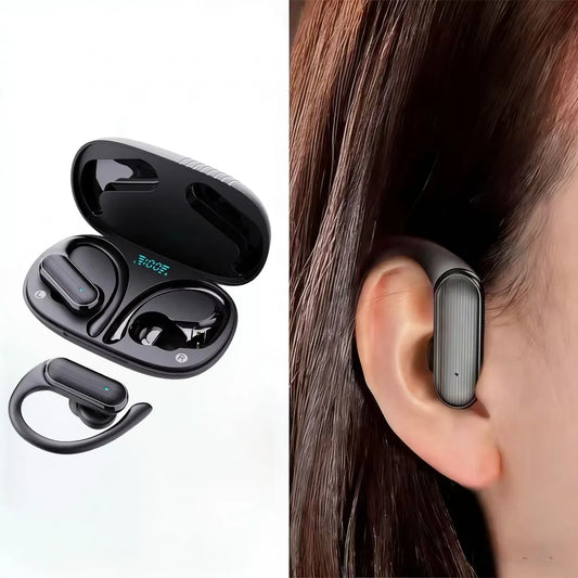 A520 Bluetooth Headset - V5.3 Wireless Sports Earbuds with Microphone, Anti-Sweat Stereo Earphones