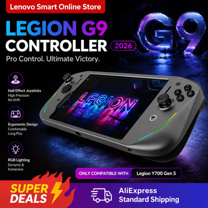 Lenovo Legion G9 Gamepad - Adjustable RGB Lighting with Type-C Direct Connection for Y700