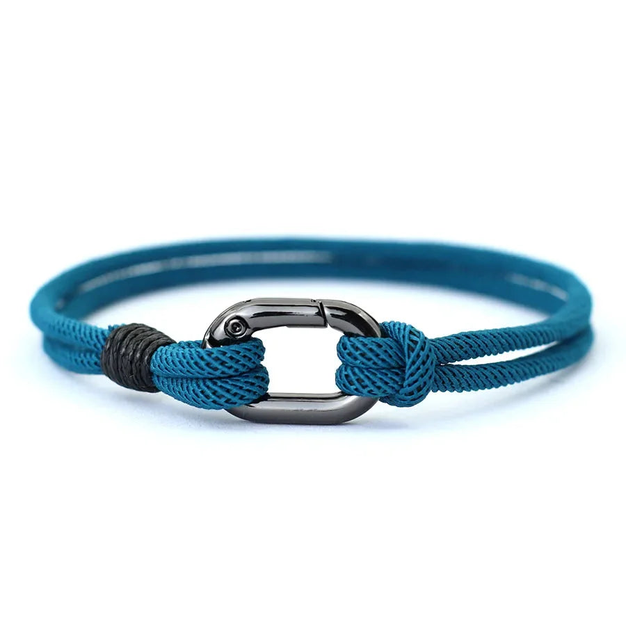 Noter Thin Thread Bracelet for Men – Handmade Braided String Charm, Outdoor Survival & Nautical Knot Pulsera