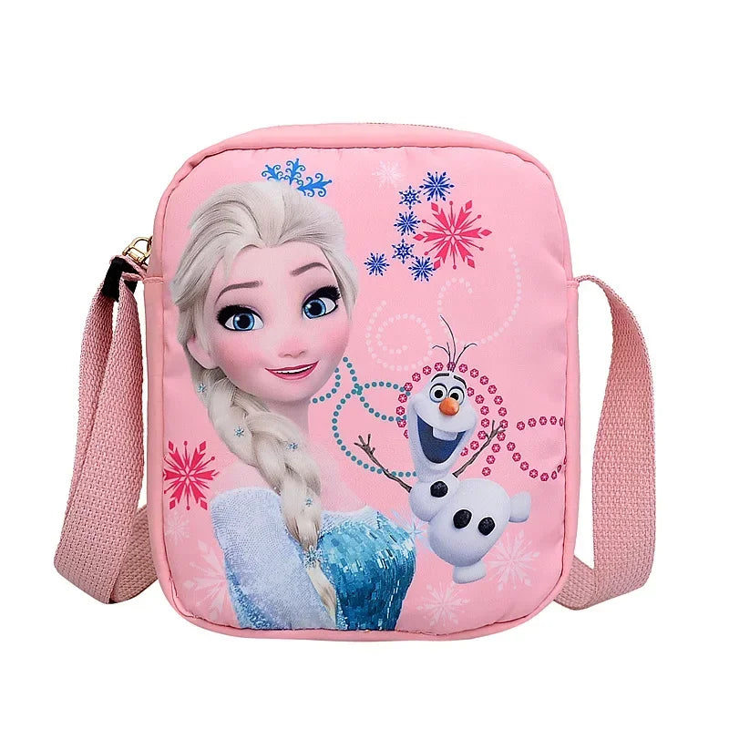 MINISO Disney 2024 Princess Series Crossbody Bag – "Frozen 2" Elsa & Sophia Cartoon Shoulder Bag, Girls Casual Fashion Handbag
