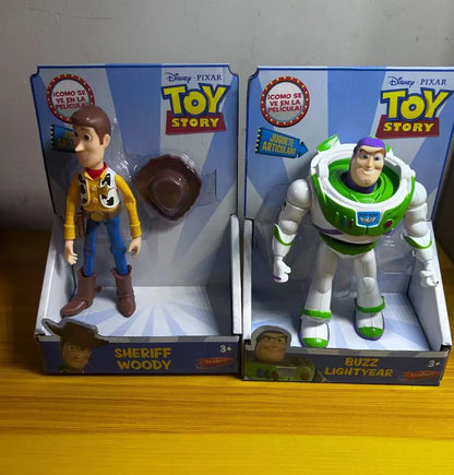 Buzz Lightyear Anime Figure Toy - Cute Desktop Model Ornament Collectible Birthday Gift