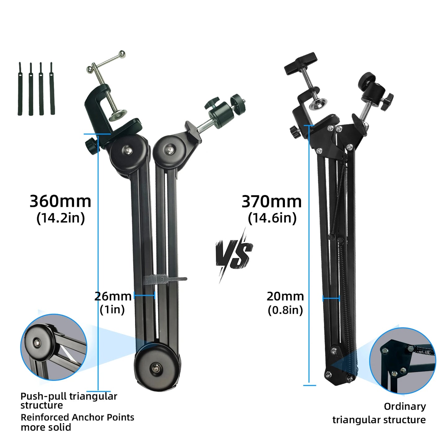 1080P 48MP 4K Digital Microscope – HDMI/USB/VGA Camera with 150X C-Mount & Articulated Arm for Repair