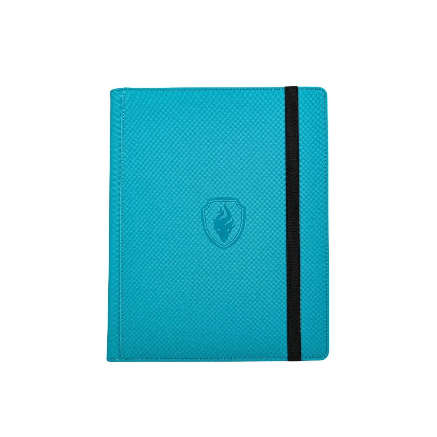 9-Pocket Trading Card Binder — Premium PU Cover Zip Card Holder Book, Durable Side-Loading Card Organizer