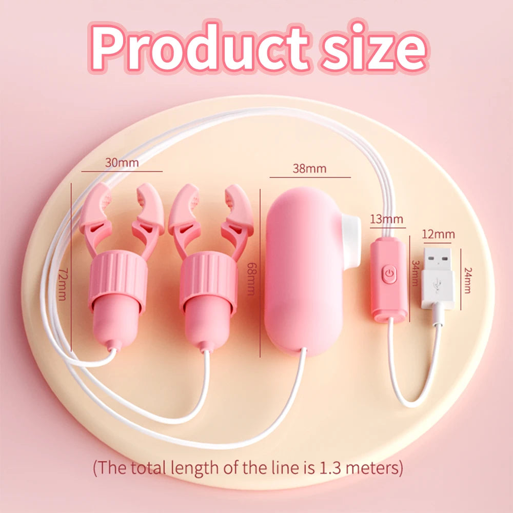 USB Rechargeable Dual-Stimulation Vibrator - Compact Intimate Massager for Adult Women with Clitoral Suction and Vibration Functions