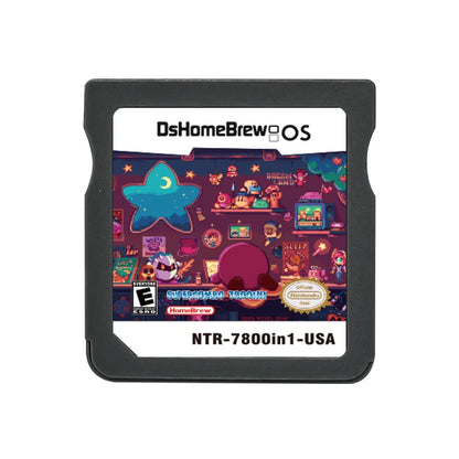 DS 7800-in-1 Memory Card with 64GB TF Card & SDHC Adapter – NDS, NDSL, 3DS XL, 2DS XL Game Console Accessory
