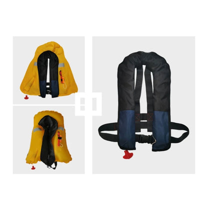 Professional Self-Inflatable Fishing Vest – 150N/100N Life Jacket for Adults, Manual & Auto Water Sports