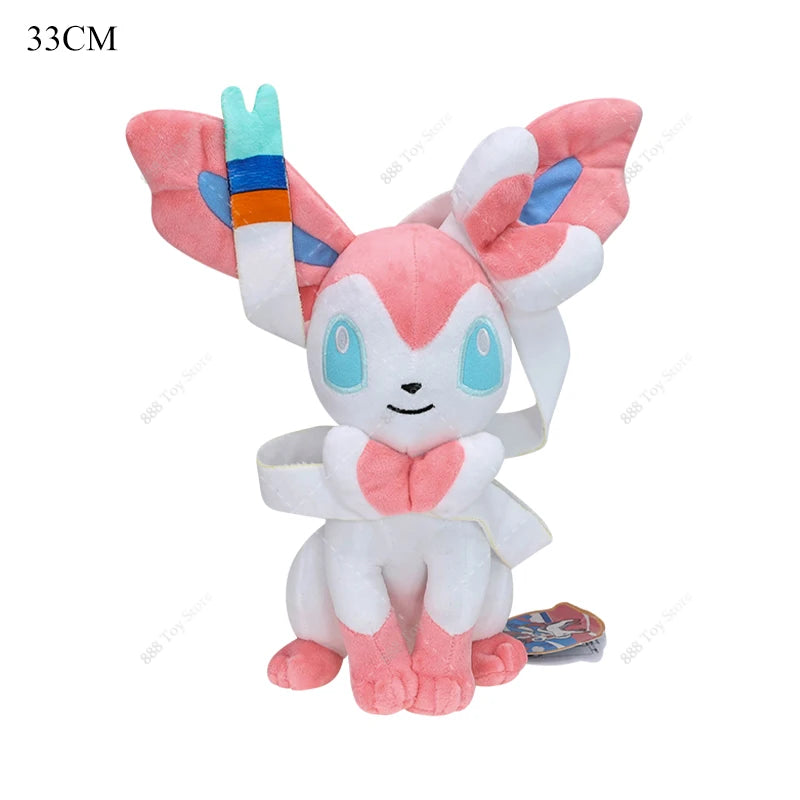 31cm Pokémon Plush – Shiny Umbreon Soft Stuffed Anime Doll | Eevee, Sylveon, Vaporeon, Flareon Collectible Toy