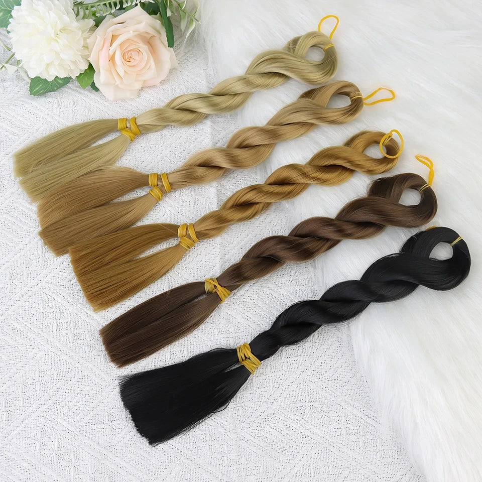 60cm Milk Silk BJD Doll Wig Hair - Reborn Doll Hair for 1/3, 1/4 & 1/6 Dolls