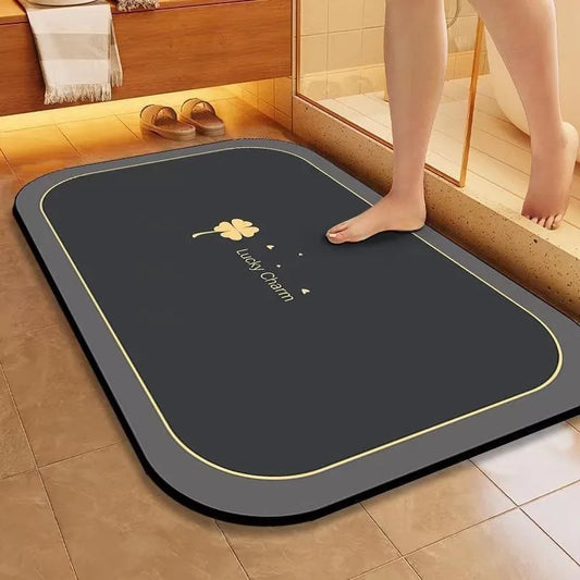 Bathroom Floor Mat – Quick-Drying, Absorbent, Non-Slip Bath Rug for Soft Washroom Decor
