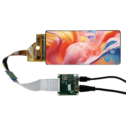 6.67 Inch Flexible AMOLED Display - 2K 2400x1080 Rollable Curved Screen for Raspberry Pi, AI Robots & Smart Wearables