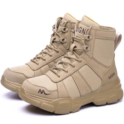 Indestructible Work Boots – Steel Toe Safety Shoes for Men & Women, Puncture-Proof, Non-Slip Sneakers for Work