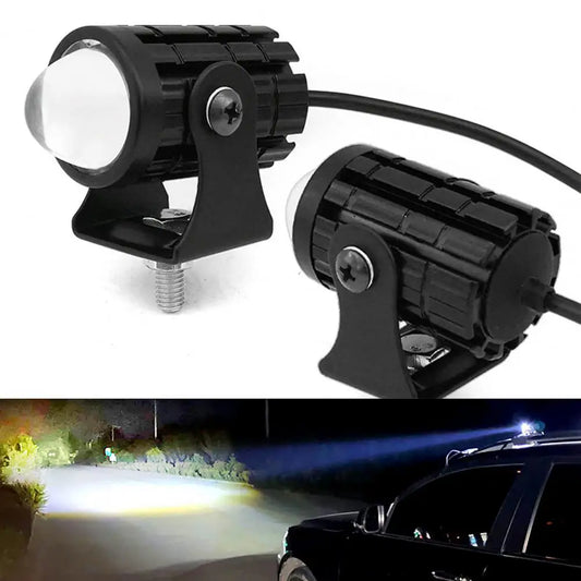 High-Brightness Car Headlamp - Waterproof Motorcycle LED Headlight Lamp Replacement, DIY Fog Light