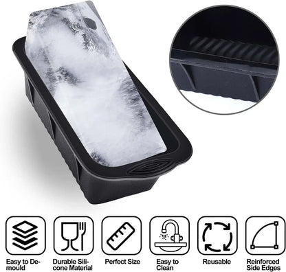 1/3/5PCS Oversized Silicone Ice Cube Mold – Efficient Large Ice Crate for Ice Bath, Ice Bucket & Ice Blocks