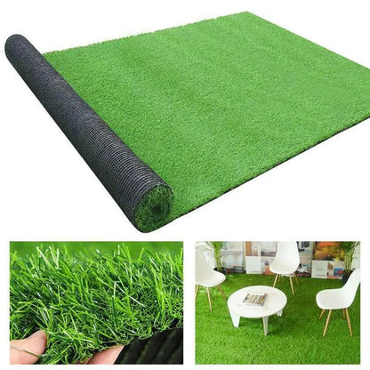 50×50/50×100cm Artificial Grass Mat - Thick Square Lawn Carpet for DIY Model Scenes & Railway Layouts