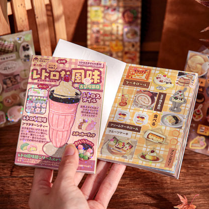 Mr. Paper Vintage Flavors Sticker Book - 30 Sheets Creative DIY Scrapbooking & Album Decoration Collection