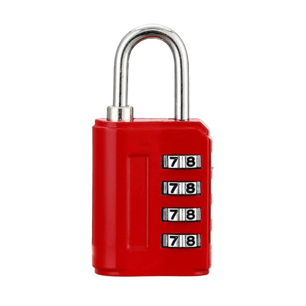 New Concept 4-Digit Combination Lock – Anti-Theft Zinc Alloy Padlock for Travel Luggage & Suitcases