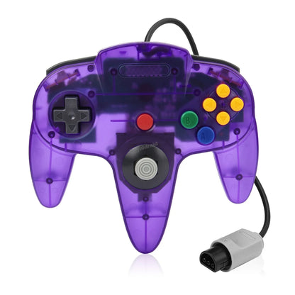 2PCS Wired Gamepad for N64 – Classic Retro Joystick Controllers for Nintendo 64 Gaming Accessories