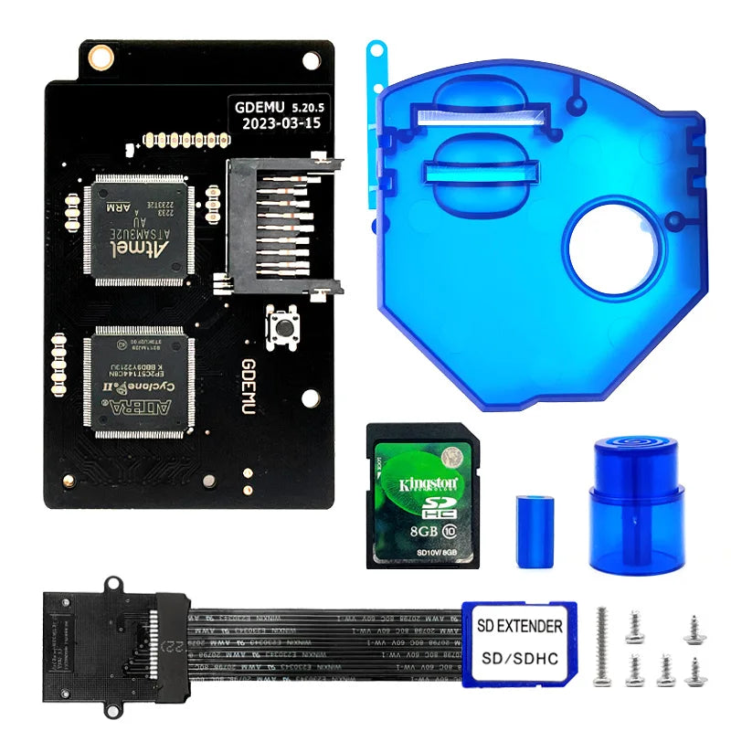 GDEMU V5.20 Optical Drive Simulation Board for SEGA Dreamcast – SD Extension for GDU DC VA1 Console