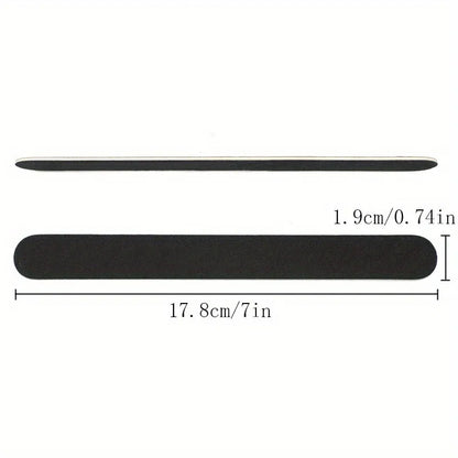 5/10/50PCS Professional Double-Sided Nail Files – 100/180 Grit Black Emery Boards for Salon & Home Nail Care