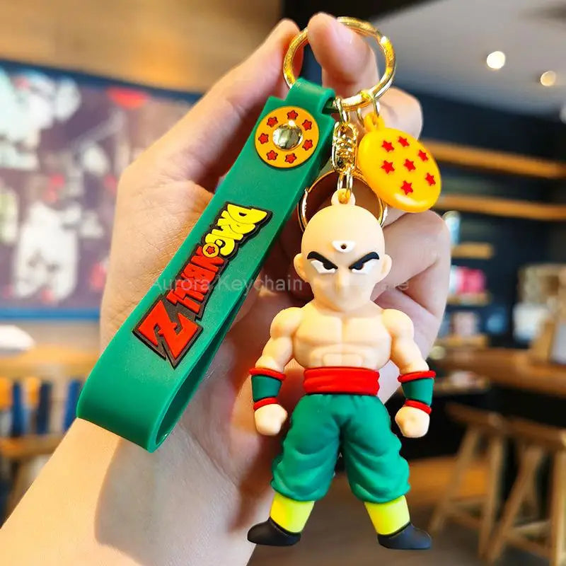 Kawaii Dragon Ball Z Keychain – Super Saiyan Goku, Bulma, Broly, Piccolo & Majin Buu Car Pendant Toy Gift