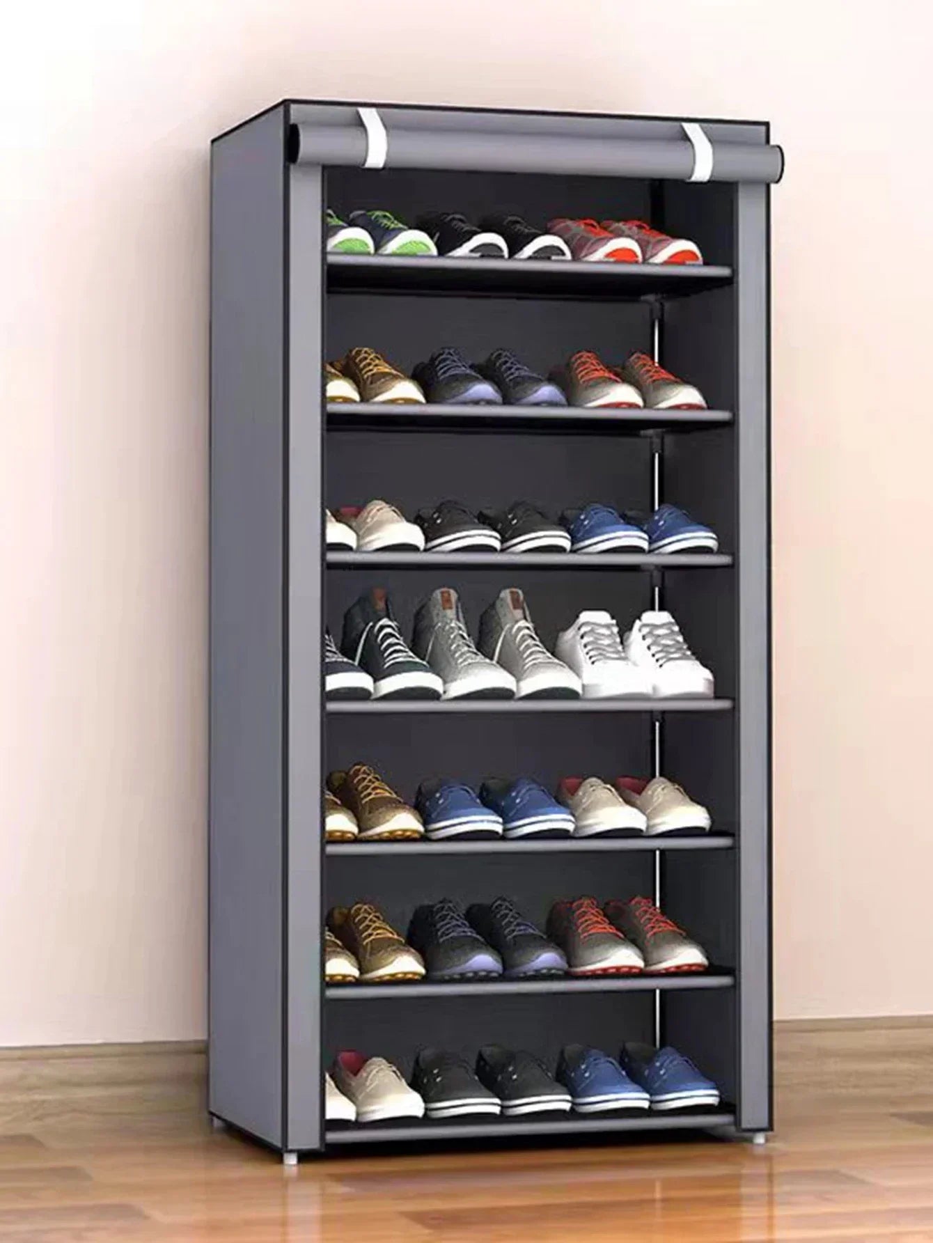 Multilayer Dustproof Shoe Storage Rack – Space-Saving Nonwoven Shoe Cabinet & Organizer for Home Furniture