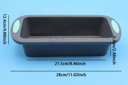 Heat Resistant Silicone Bakeware Set - Loaf, Bread, Muffin, Donut, and Cake Baking Tray Oven Pan Set