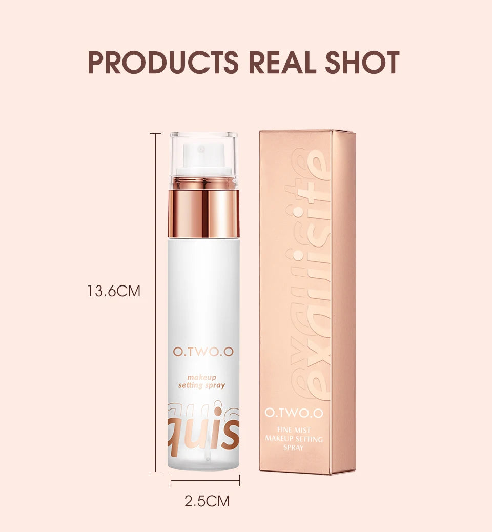 O.TWO.O Makeup Setting Spray – Long-Lasting Moisturizing Finish with Instant Film Formation & Makeup Lock