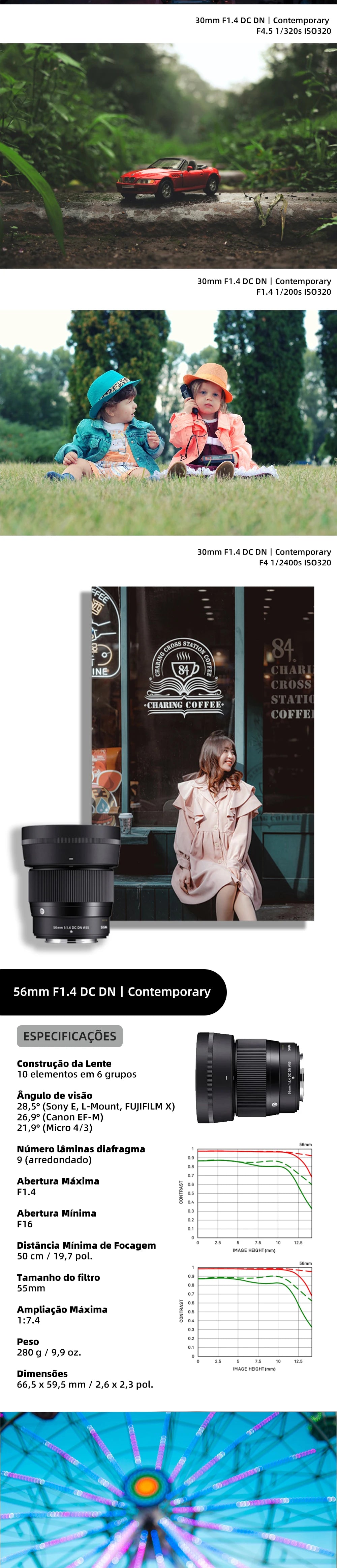 Sigma 16mm F1.4 DC DN Contemporary Lens – Wide Angle Mirrorless Camera Lens for Sony ZVE10, Canon EFM, Fujifilm XF, Nikon Z30/Z50
