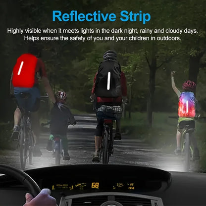 Reflective Waterproof Backpack Rain Cover 20-100L – Outdoor Safety Cover for Night Cycling, Hiking & Camping