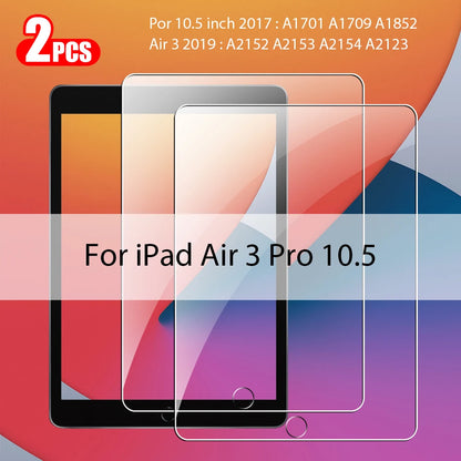2Pcs Tempered Glass Screen Protector for iPad Pro, Air, Mini & 10th Gen – Compatible with iPad M4, M3, M2, A16 Accessories