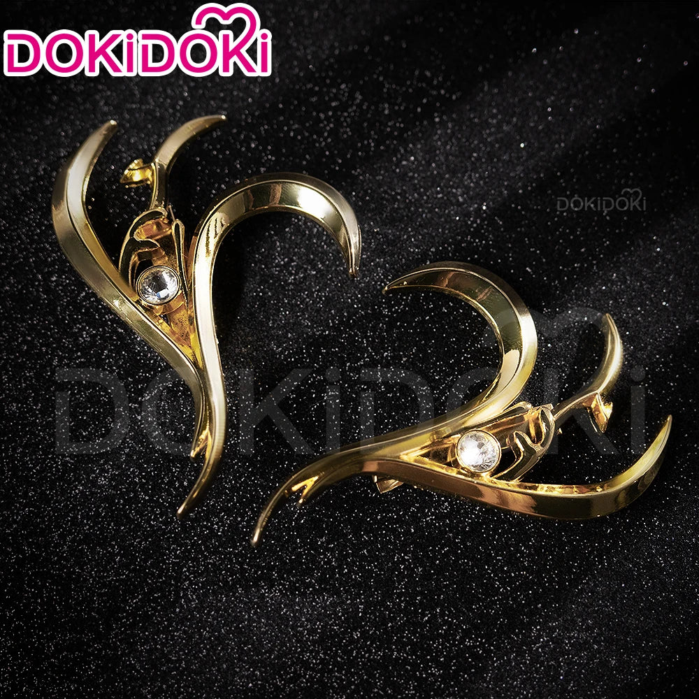 Rumii Miraa Zoeyy Cosplay Earrings — DokiDoki Metal Headwear for Halloween & Costume Accessories