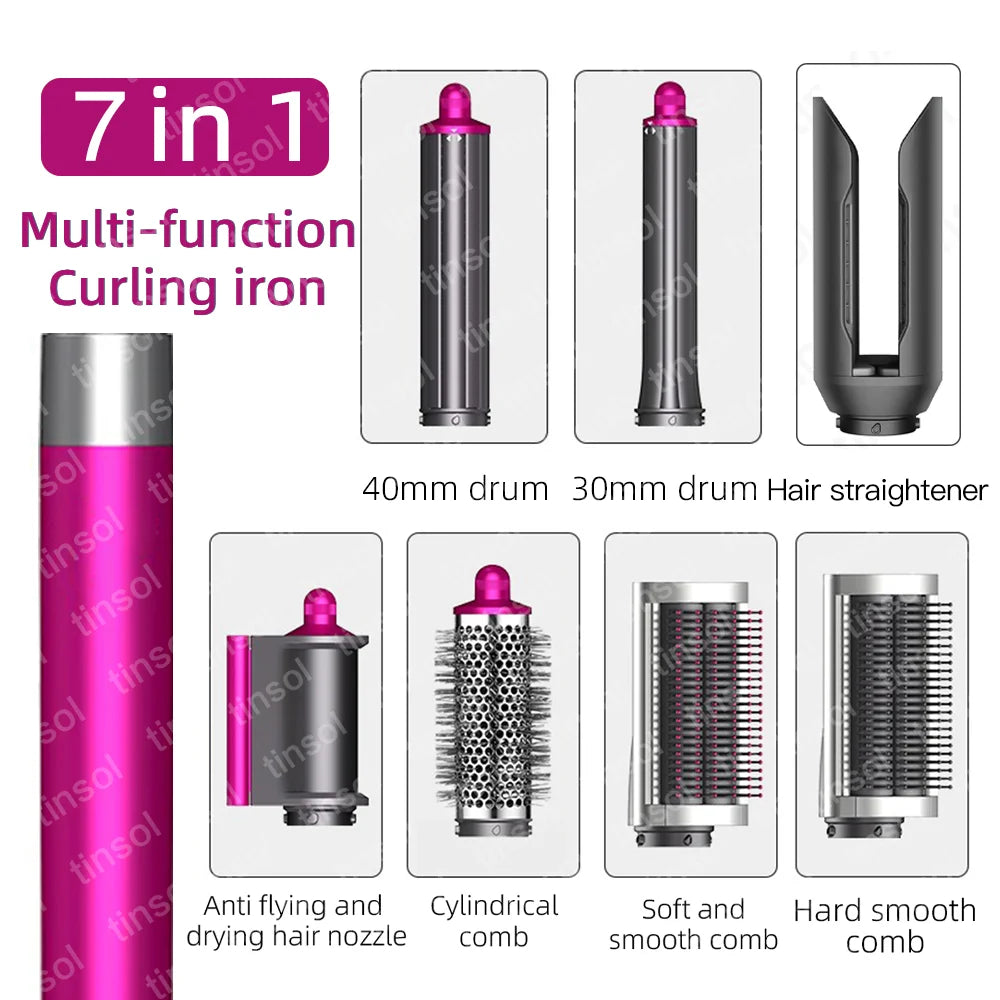 7-in-1 Multifunctional Hair Styling Set – Curling Iron, Hair Dryer & Straightener for Salon-Quality Home Styling