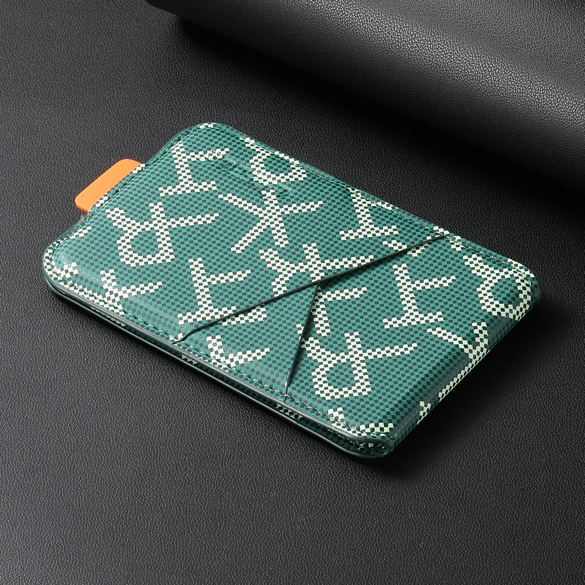 MagSafe Leather Wallet - Magnetic iPhone Card Holder with Strong Magnet