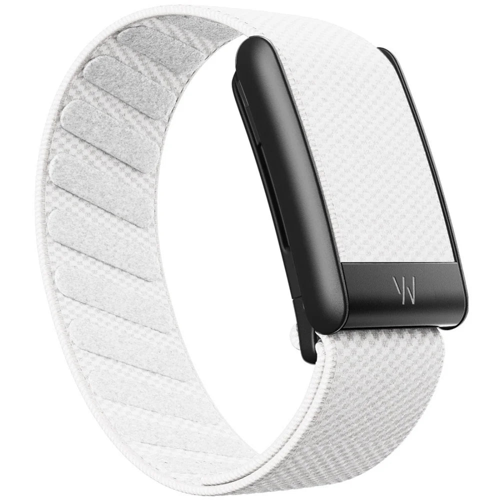 Whoop 5.0 Compatible Nylon Wristband - Black, Silver & Gold Woven Elastic Sports Replacement Strap