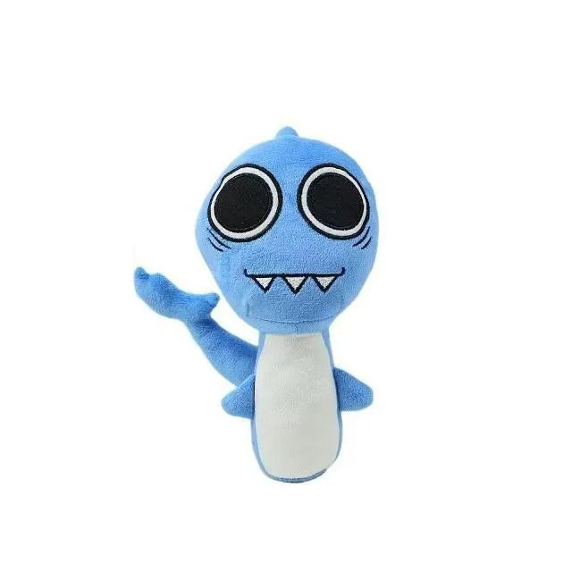 Sprunki Plush Toy Set Soft Cartoon Stuffed Animal Plushies Collectible Game Character Dolls Gift for Fans Birthday & Christmas Present