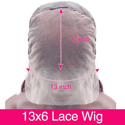 99J Burgundy Lace Frontal Wig – 13x6 Body Wave HD Transparent Lace Front Human Hair, Pre-Plucked 99J Red Color